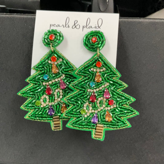 Sparkle and Shine Tree Earrings