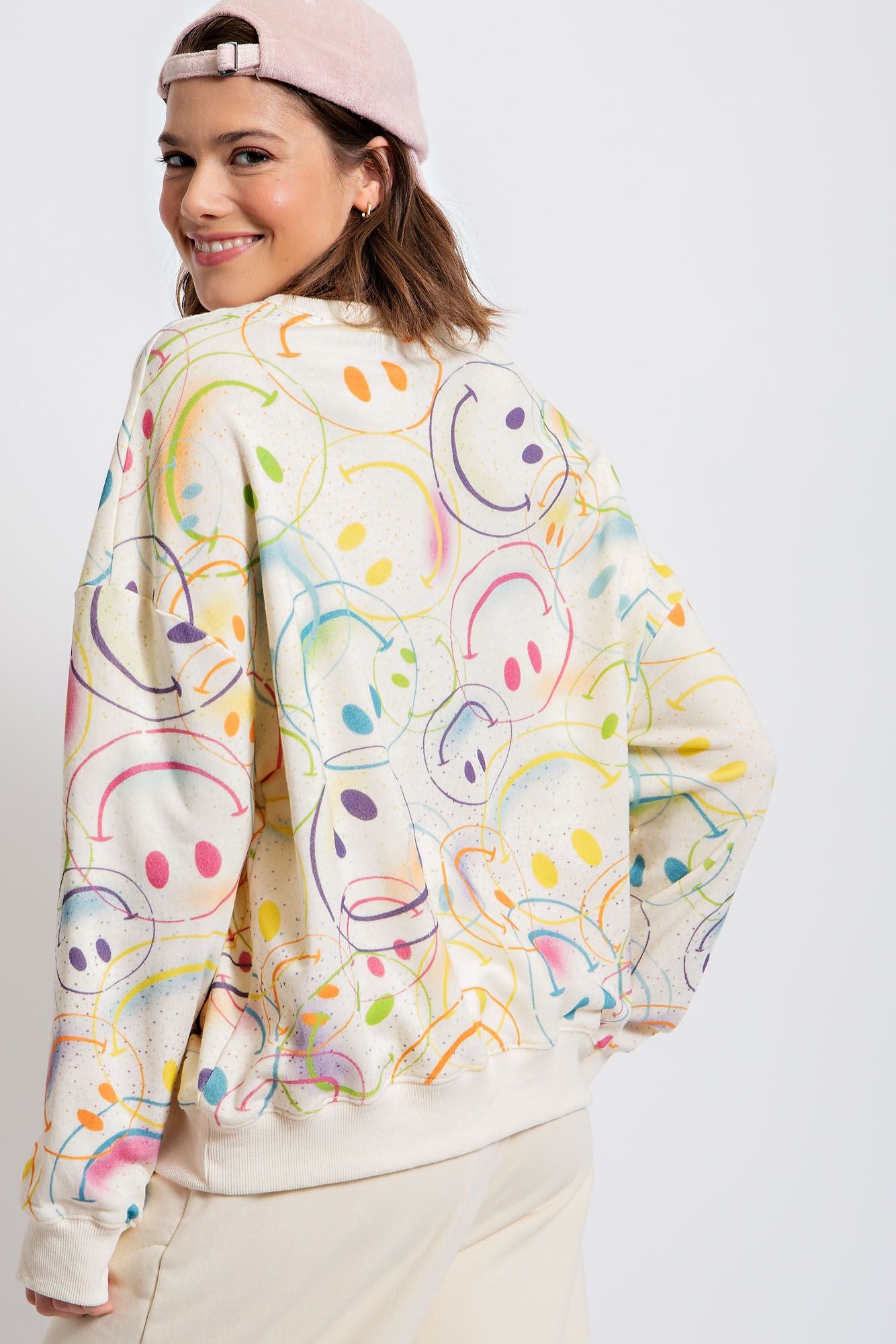 Edgy Smiley Pullover