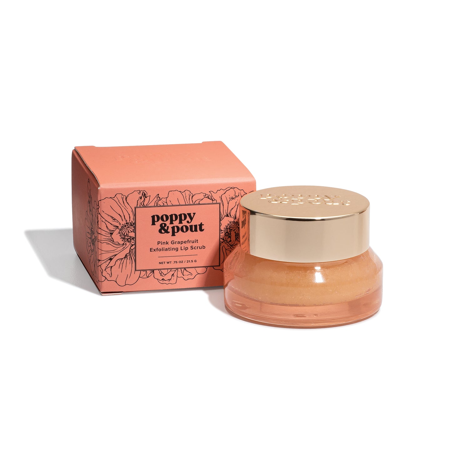 poppy & pout exfoliating lip scrub