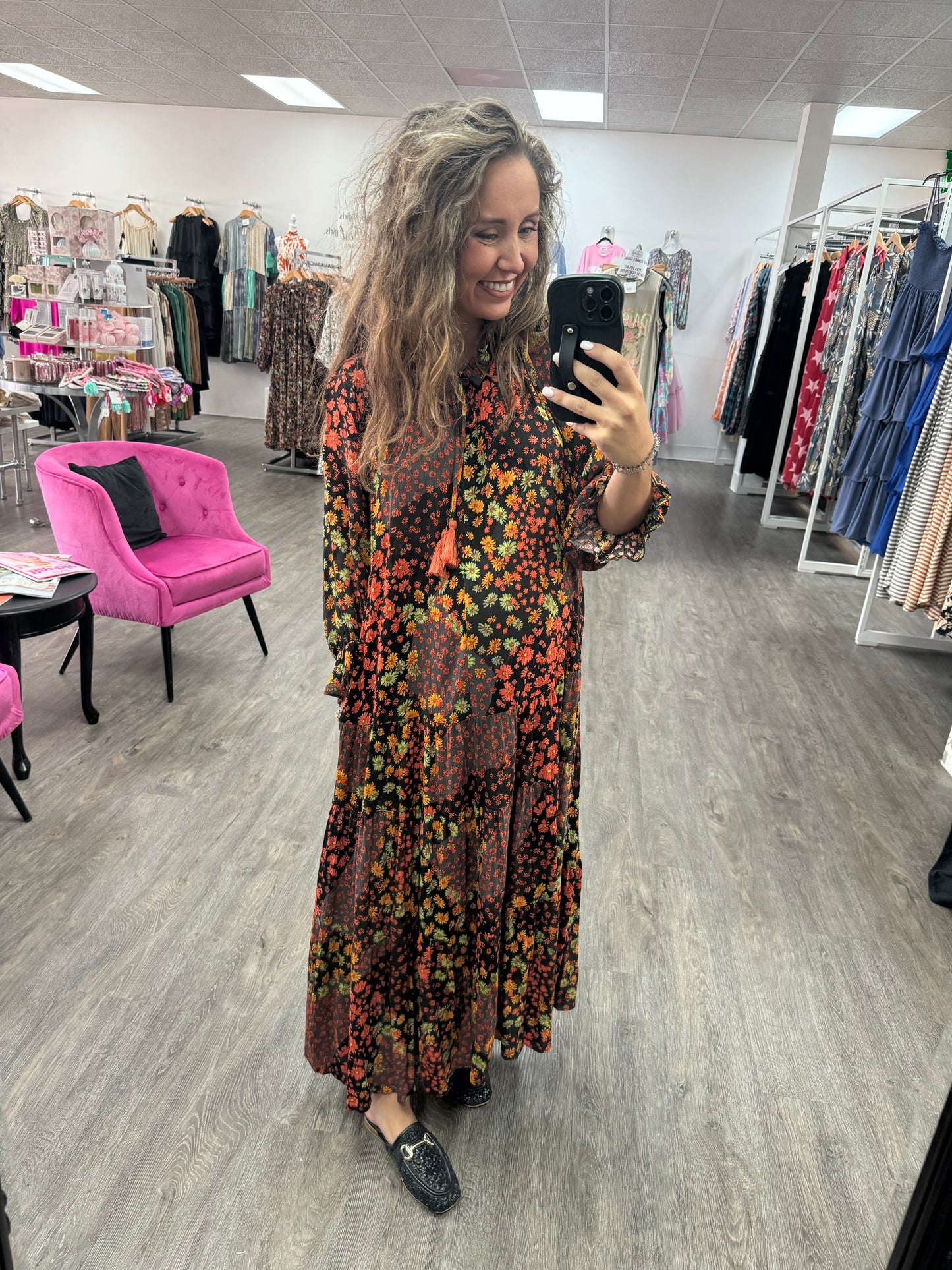 Favorite Fall Floral Dress