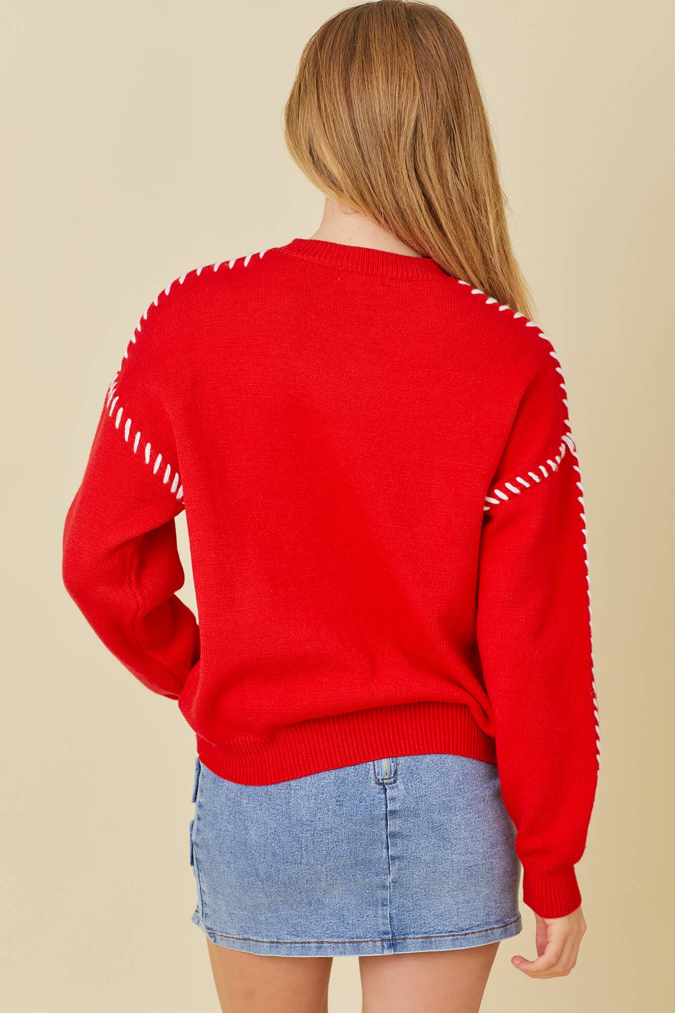 Sweet Ribbon Stitch Sweater