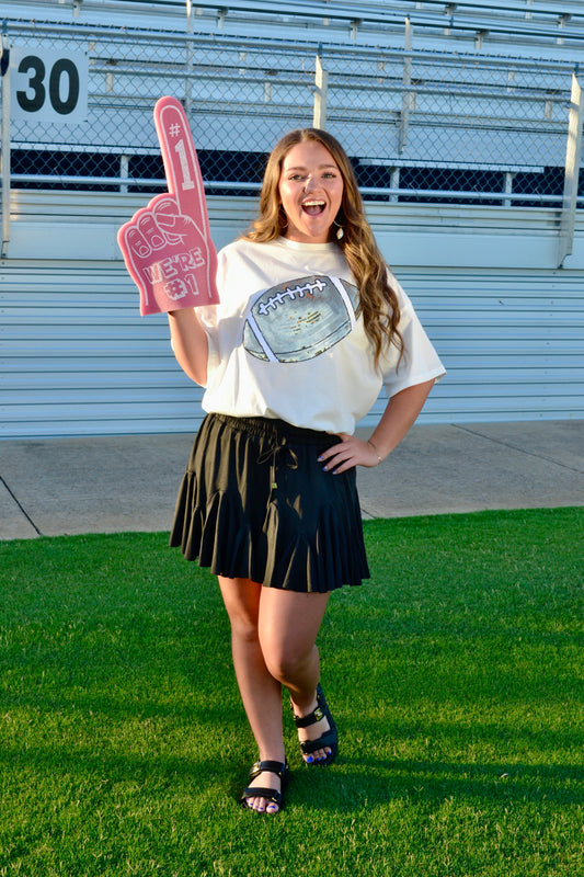 Sequin Football Top