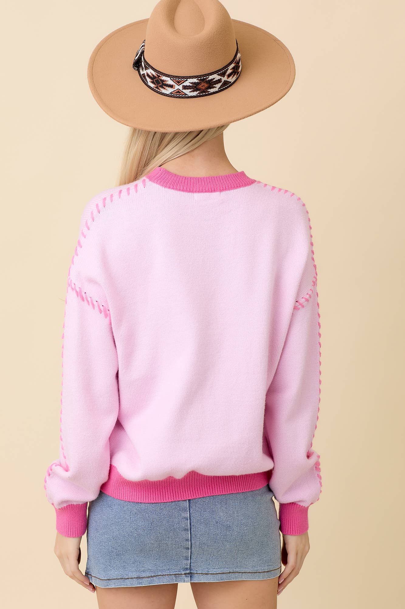 Sweet Ribbon Stitch Sweater