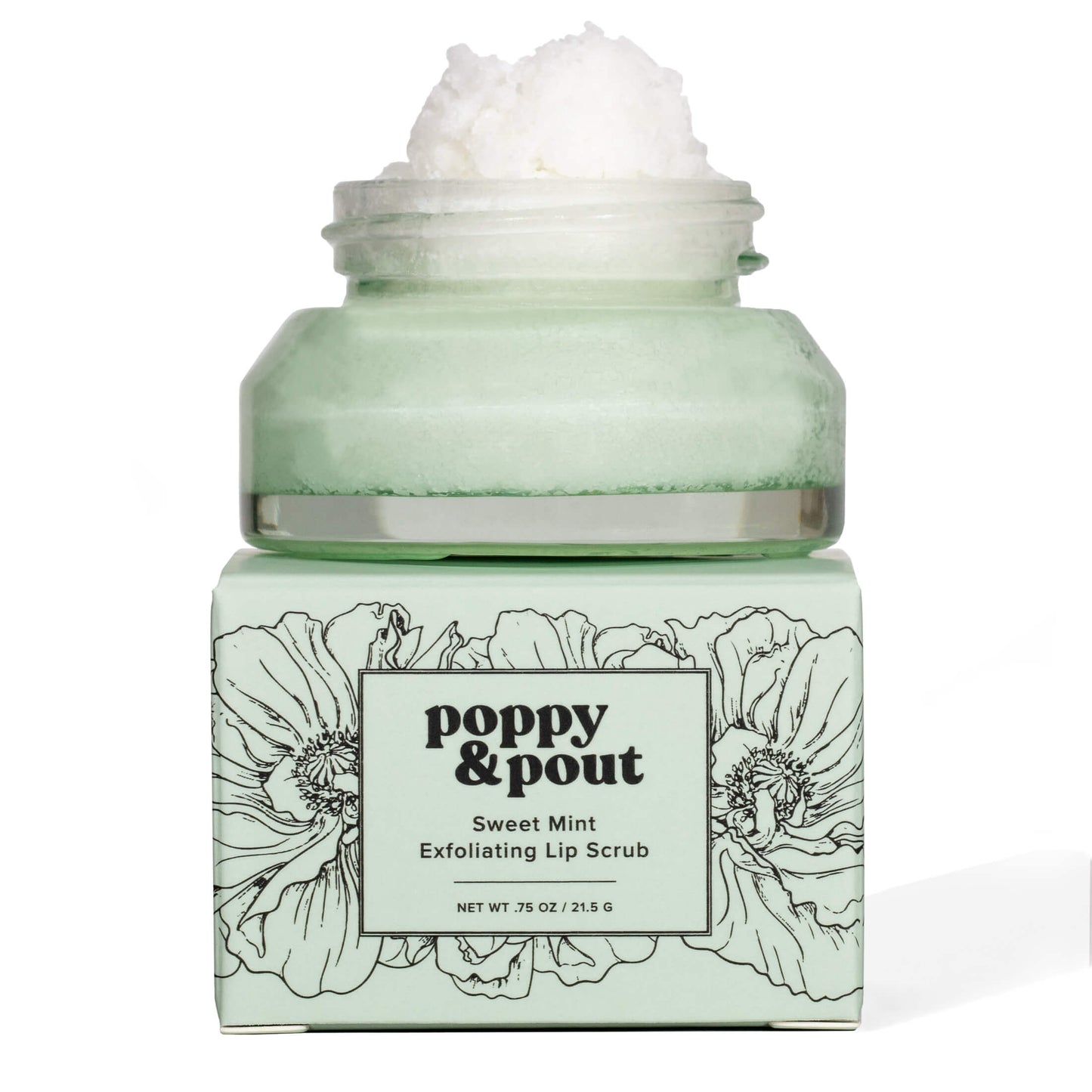 poppy & pout exfoliating lip scrub