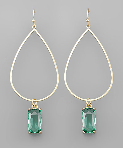 Crystal Teardrop Earrings