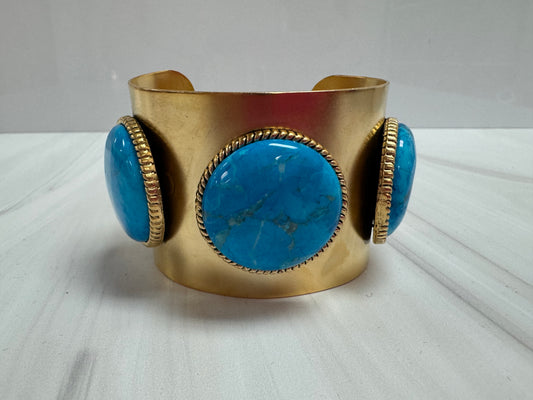 The Vivian Cuff-Turquoise: YOCHI