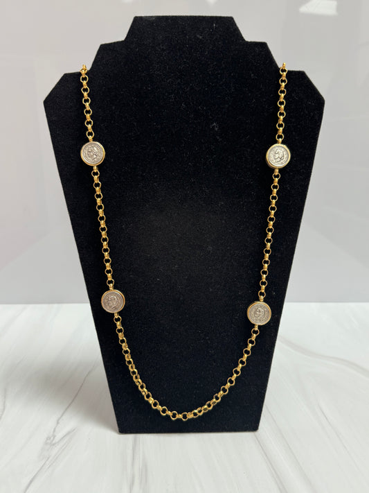 The Eleanor Coin Necklace: YOCHI