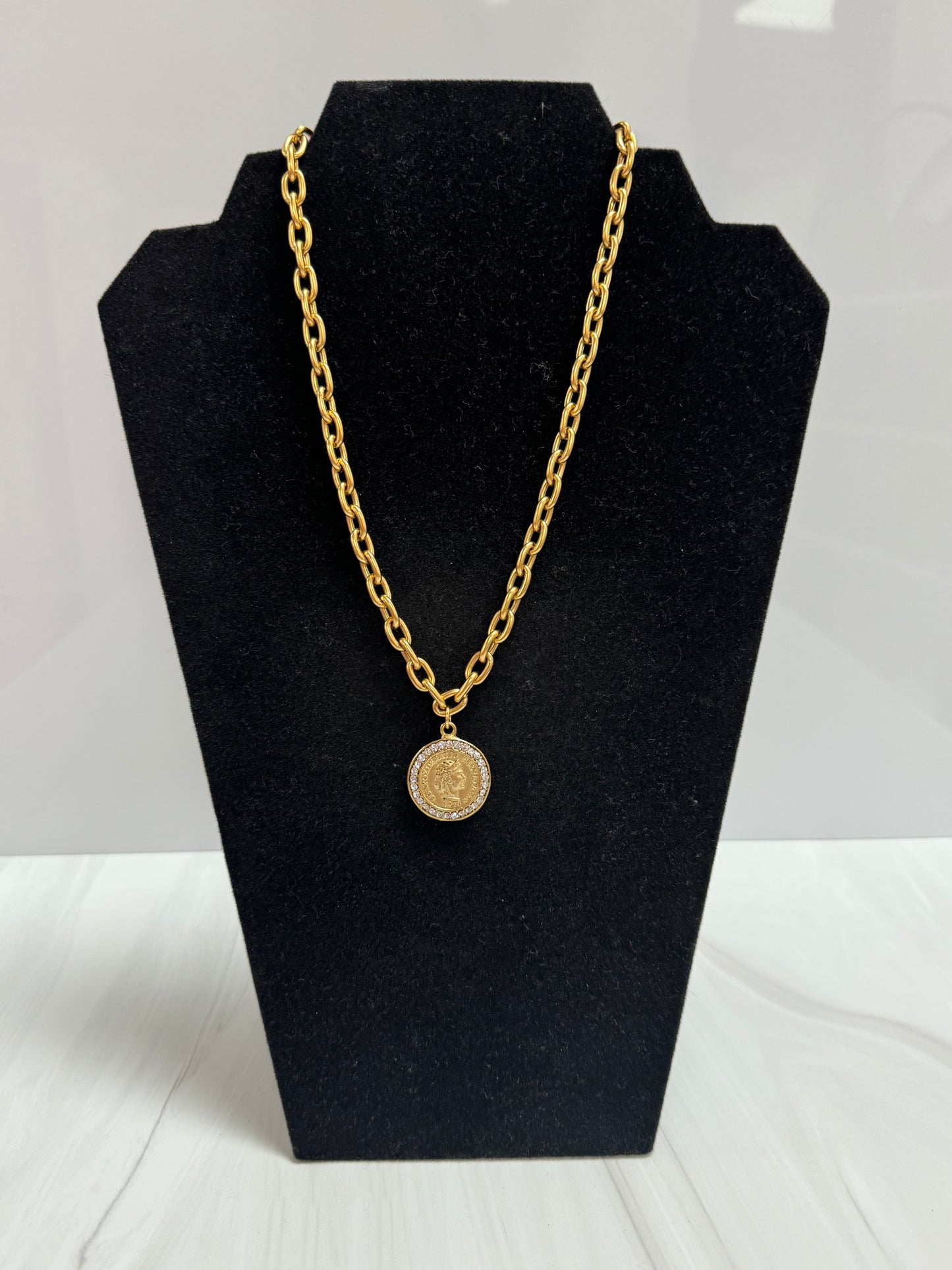 The Ava Coin Necklace: YOCHI