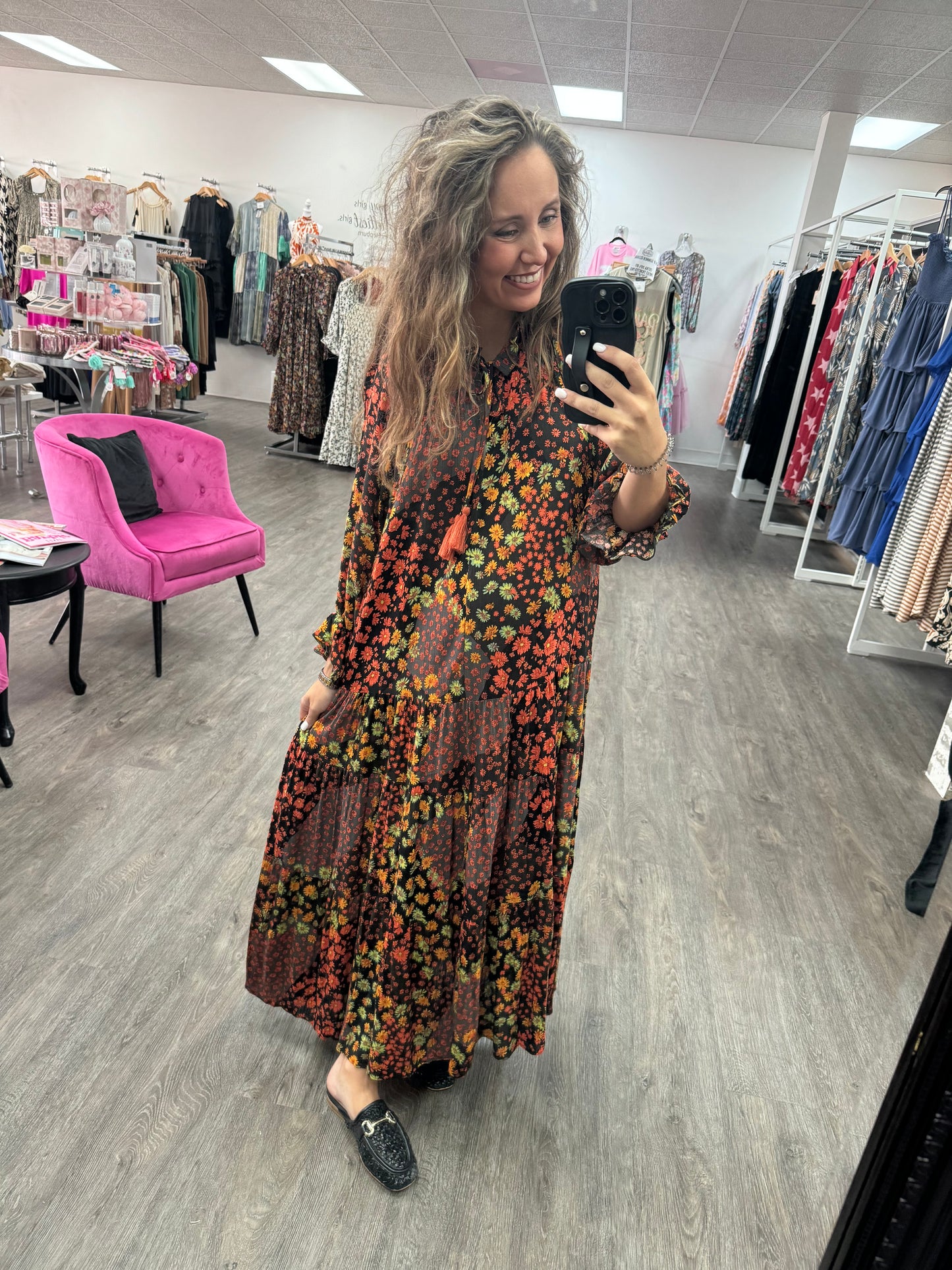 Favorite Fall Floral Dress