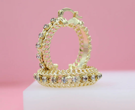 The Naima Hoop Earrings (GD)