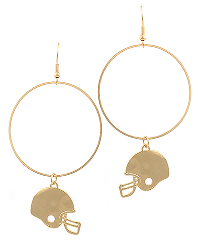 Mighty Helmet Earrings