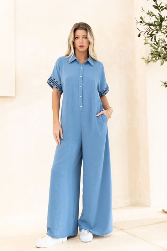 Blue and Beautiful Jumpsuit