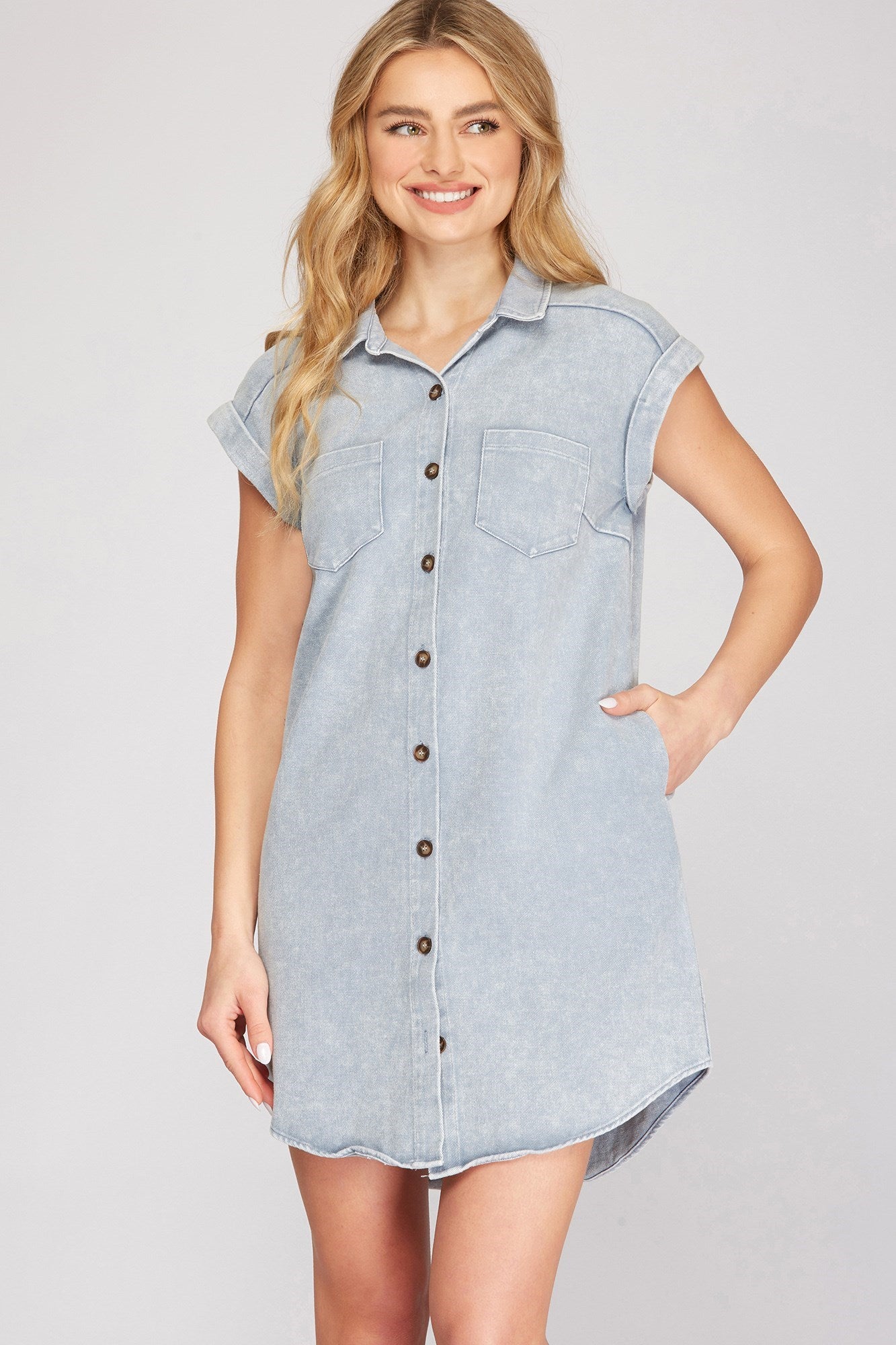 Downtown Denim Dress