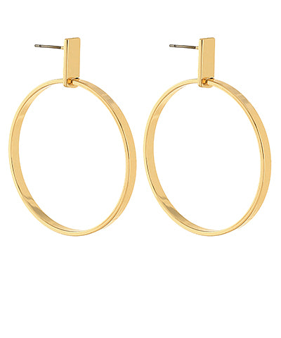 Funky Hoop Earrings