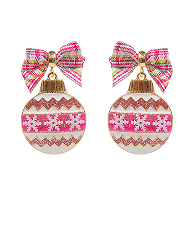 Ornament Bow Earrings