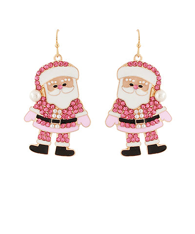 Fancy Santa Earrings