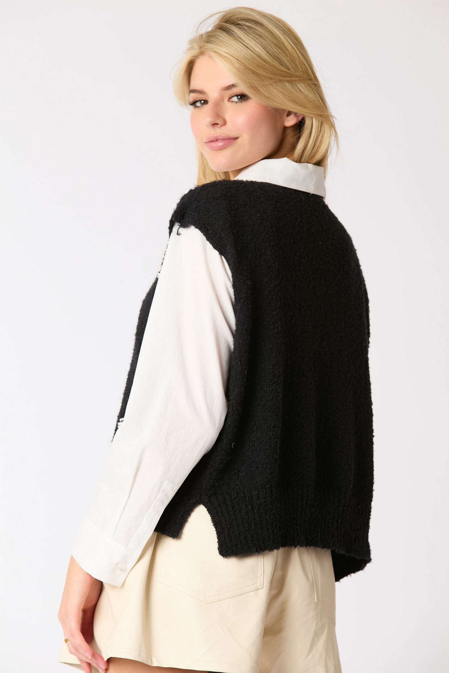 Pearl Girl Sweater Vest